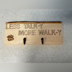 Wall decor with hooks